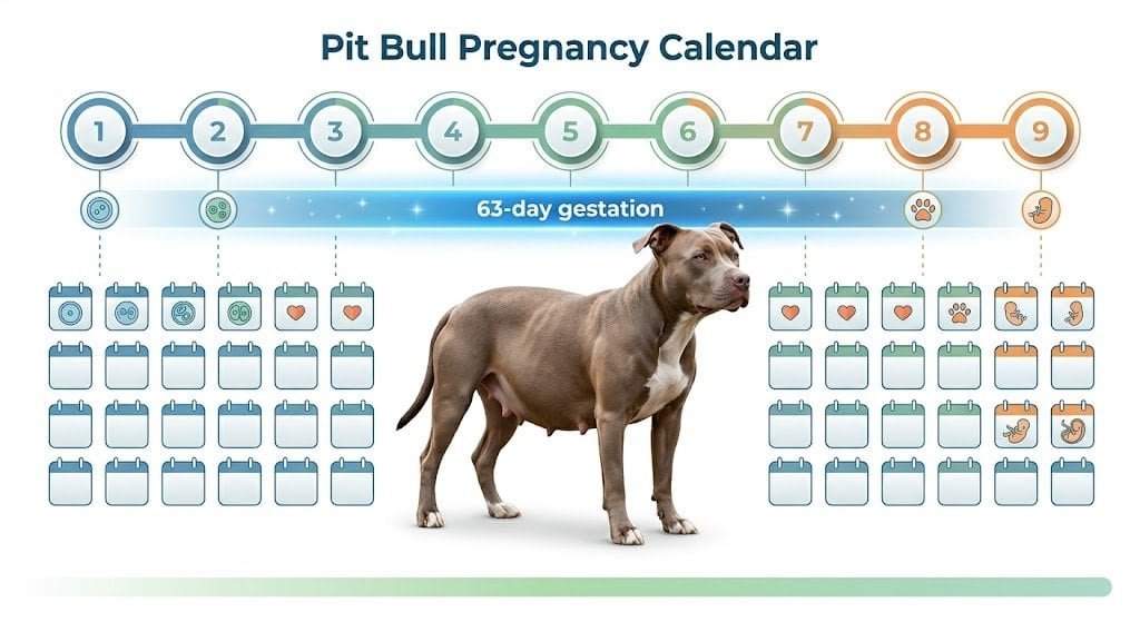 Pitbull Gestation