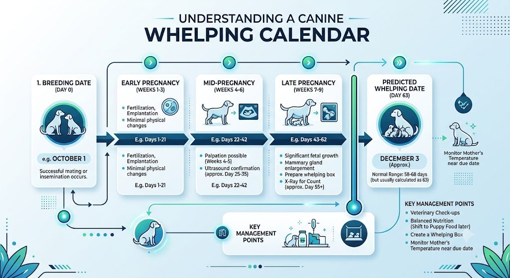 Canine Whelping Calendar