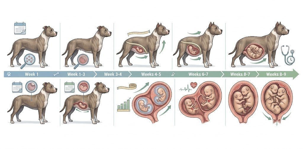 Pitbull Gestation