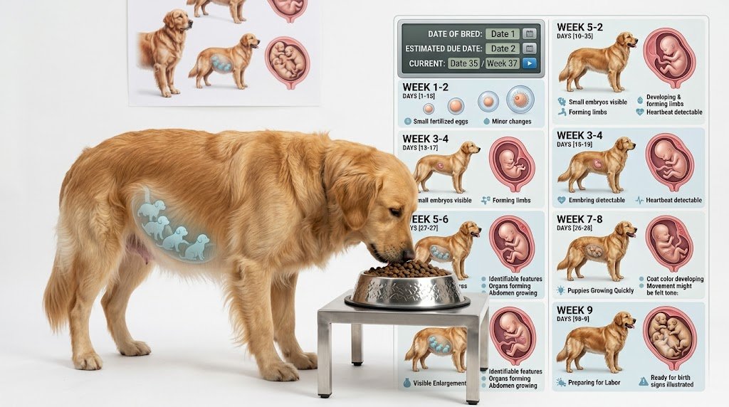 Dog Pregnancy Calculator Week by Week Pictures