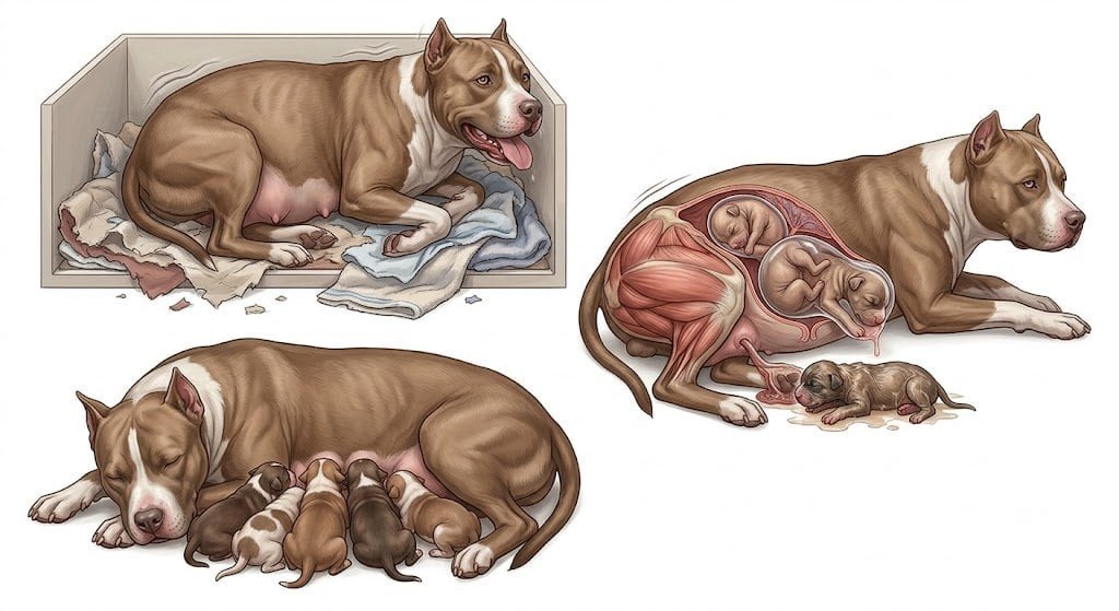 Pitbull Gestation