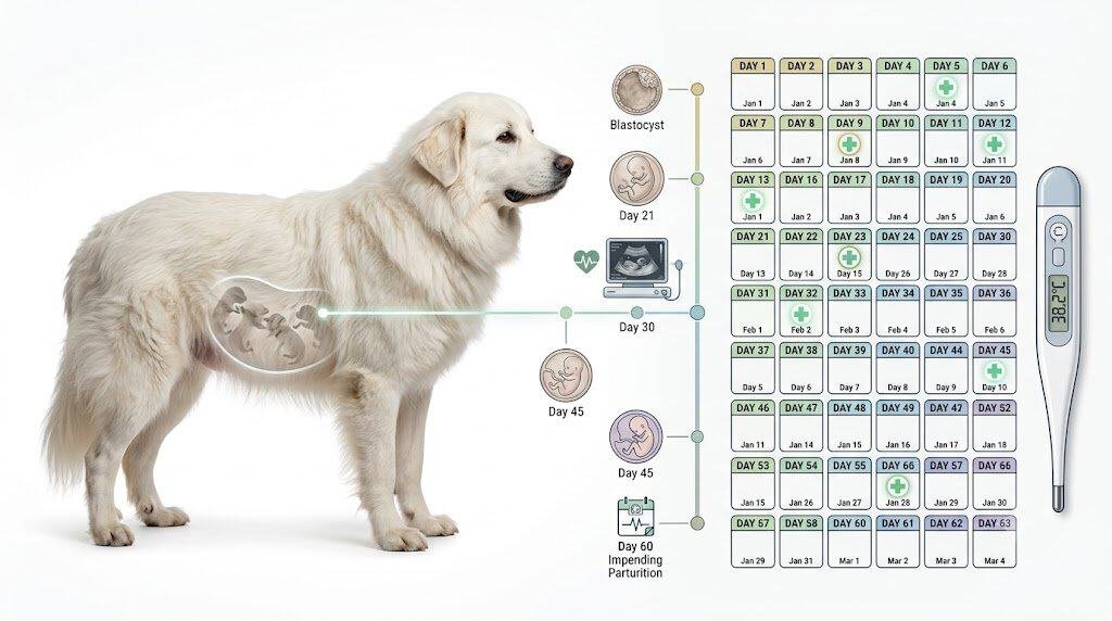 Great Pyrenees Gestation