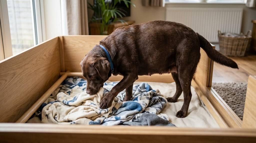 Dog Labor Stages
