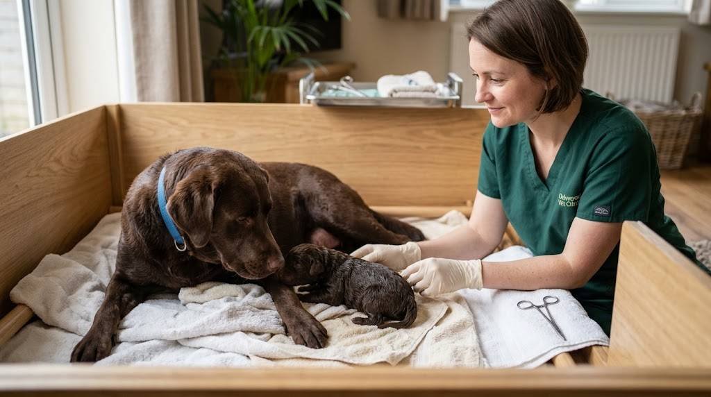 Dog Labor Stages