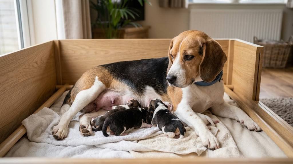 Dog Labor Stages